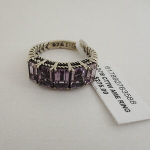 EFFY Sterling Silver Amethyst Ring.